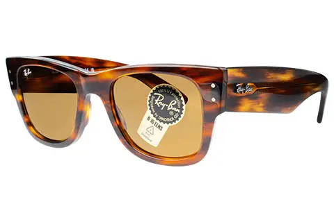 Ray-Ban RB0840S Mega Wayfarer Striped Havana 954/33