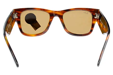 Ray-Ban RB0840S Mega Wayfarer Striped Havana 954/33