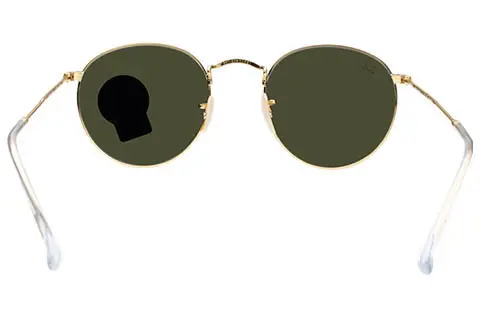 Ray-Ban RB3447 Round Metal 001 Gold