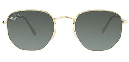 Ray-Ban RB3548N Hexagonal Gold 001/58 Polarised