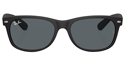 New Wayfarer RB2132 622/R5 55 Matte Rubber Black
