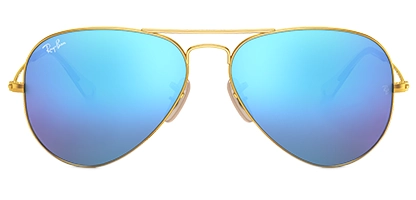 RB3025 Aviator Gold Blue Flash 112/17
