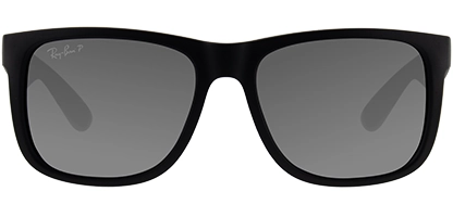  RB4165 Justin 622/T3 54 Rubber Black Polarised