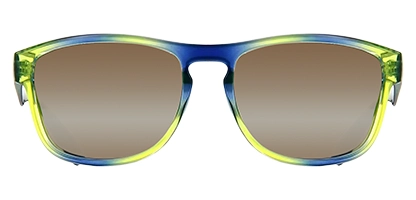 SDS Rockstar 107 54 Neon Blue and Green Crystal Mirrored