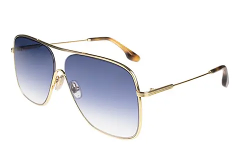 Victoria Beckham VB132S 706 Gold/Teal