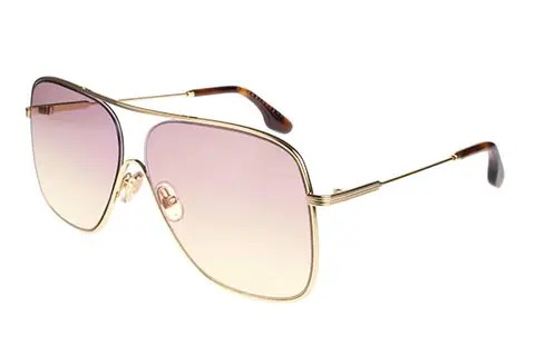 Victoria Beckham VB132S 707 Gold/Pink Yellow