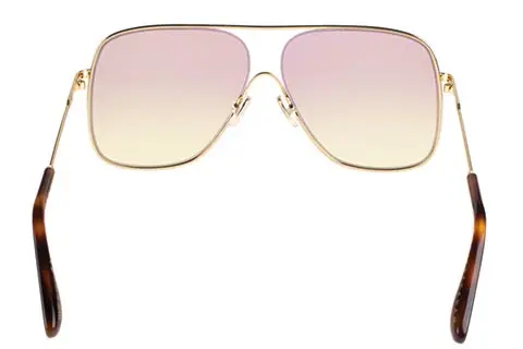 Victoria Beckham VB132S 707 Gold/Pink Yellow