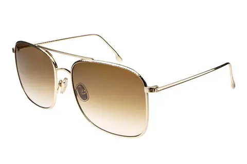 Victoria Beckham VB202S 702 Gold/Brown