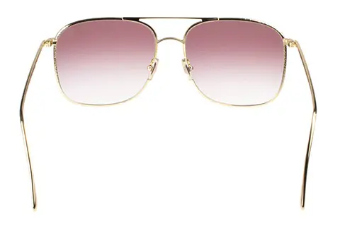 Victoria Beckham VB202S 712 Gold/Burgundy